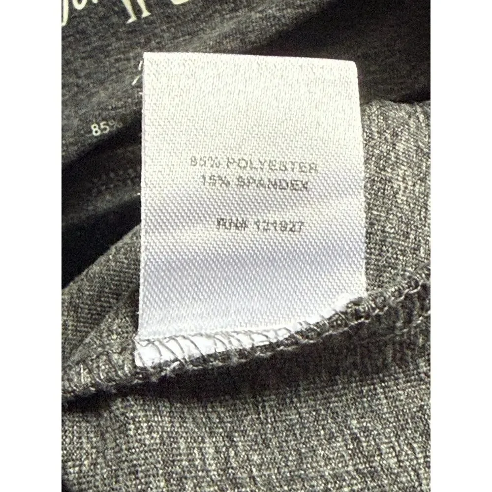 Johnnie-O Shirt Men's Medium Quarter Zip Gray Long Sleeve